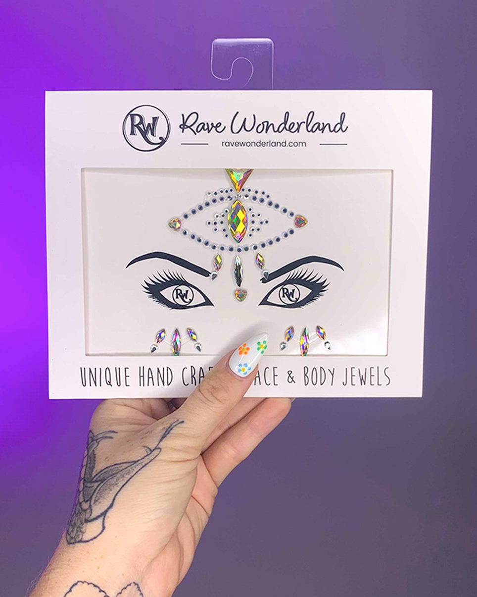 Third Eye Vibes Rave Face Jewel - Rave Wonderland