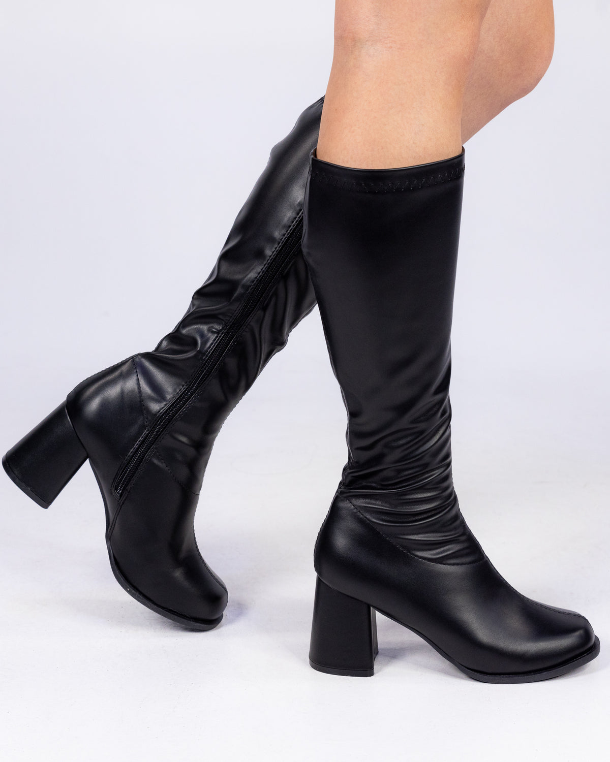 Black Undeniable Women's Go-Go Boots