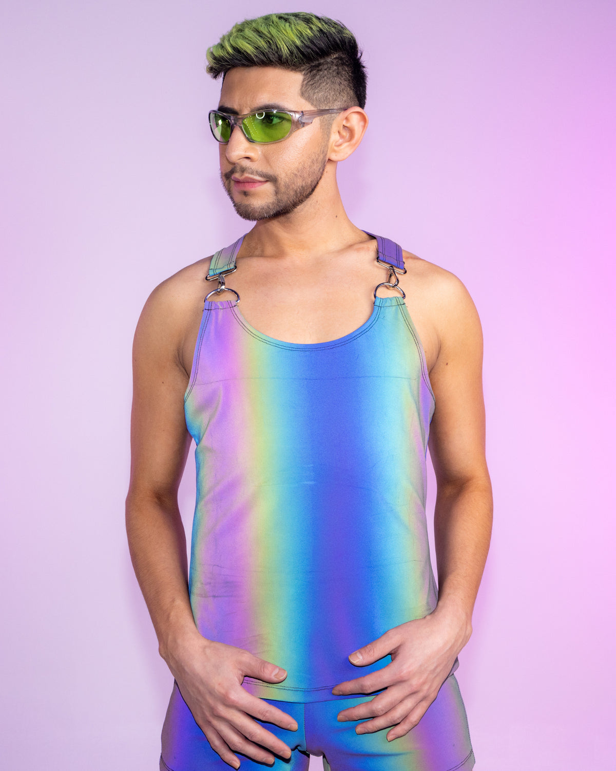 Rainbow Reflective Tank Top