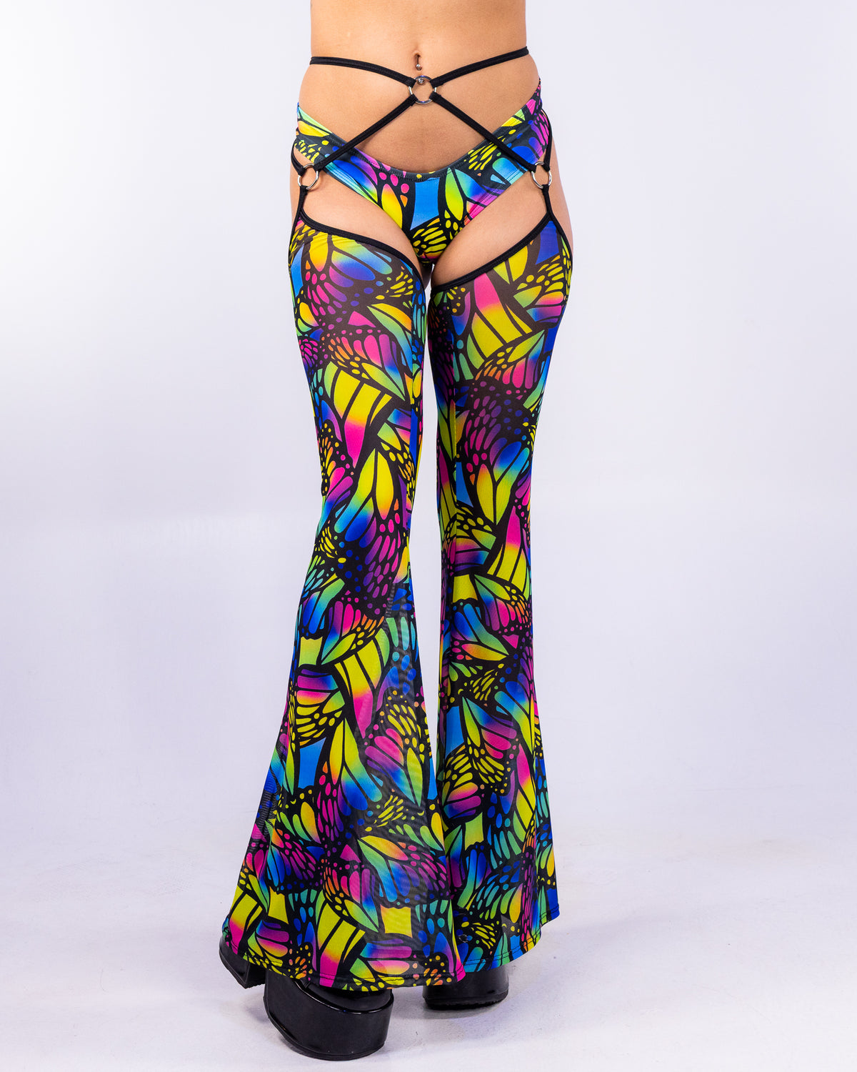 Madame Butterfly Women's Strap Chaps