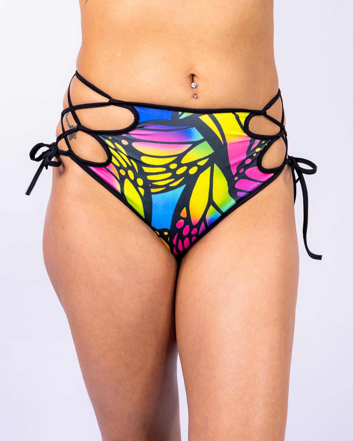 Madame Butterfly Women's Lace-Up Shorts