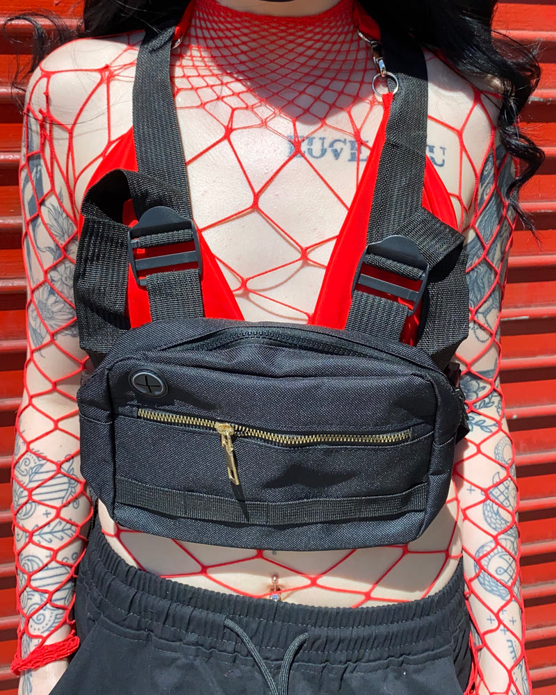 Harness Front Fanny Pack - Rave Wonderland