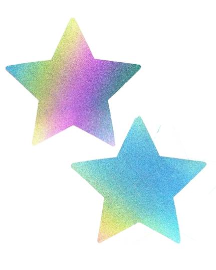 Flash Reflective Starry Nights Pasties - Rave Wonderland