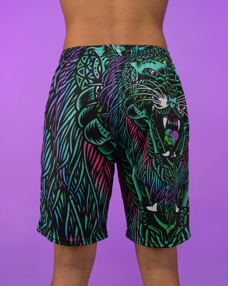 ACID TIGER SHORTS - Rave Wonderland