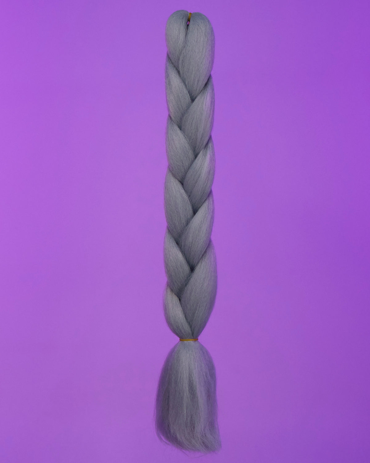 24" Steel Gray Braiding Hair Extensions - Rave Wonderland