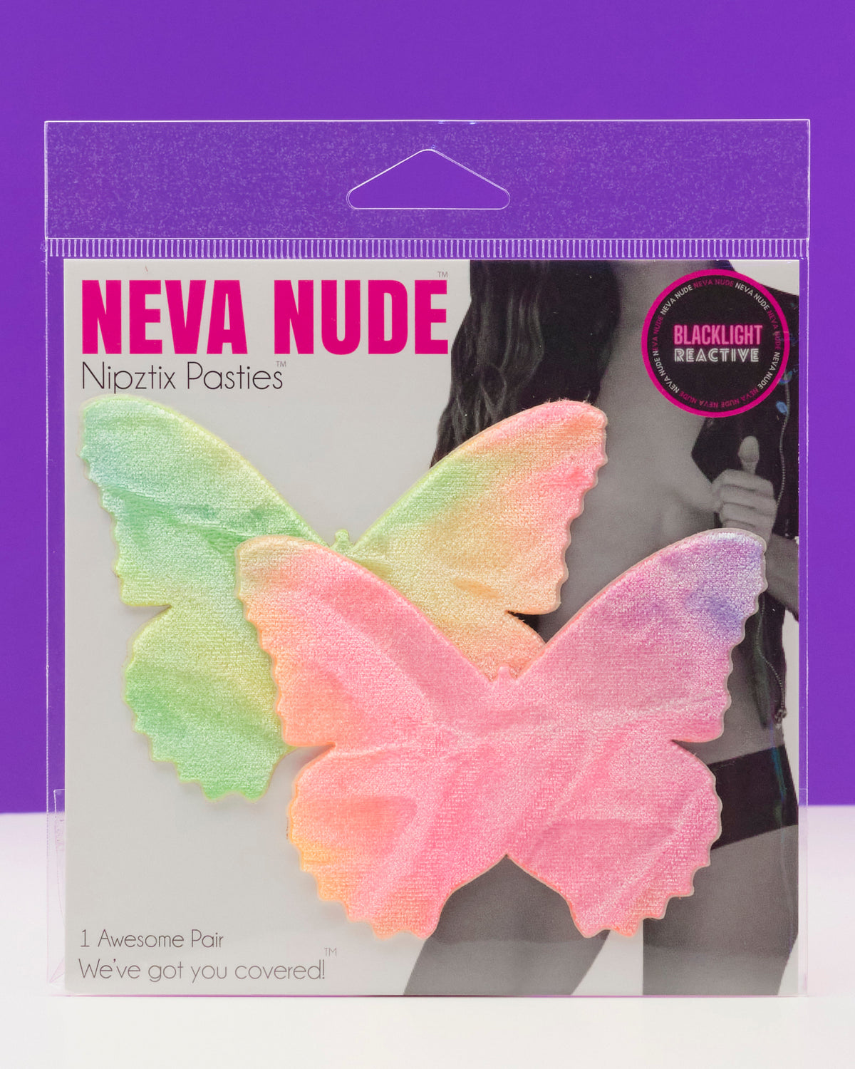 Rainbow Sherbet Butterfly Pasties - Rave Wonderland