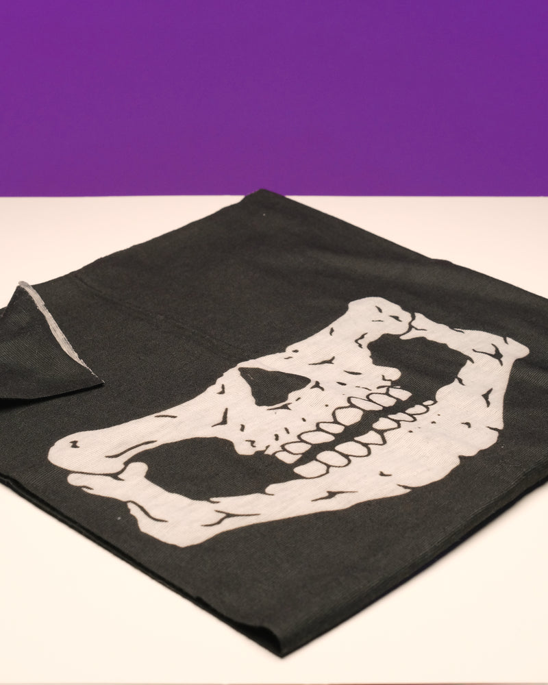 Skull Single Layer Face Mask - Rave Wonderland