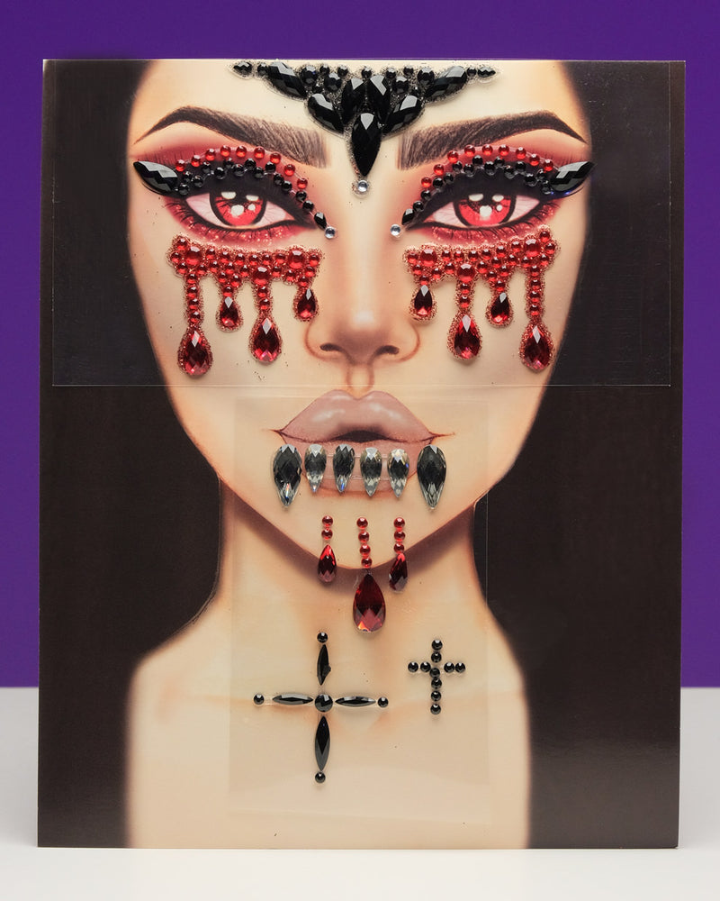 Vampire Blood Face Jewels - Rave Wonderland