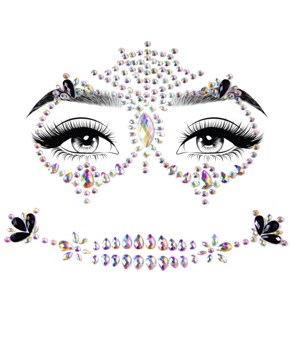 Skull Face Jewels - Rave Wonderland