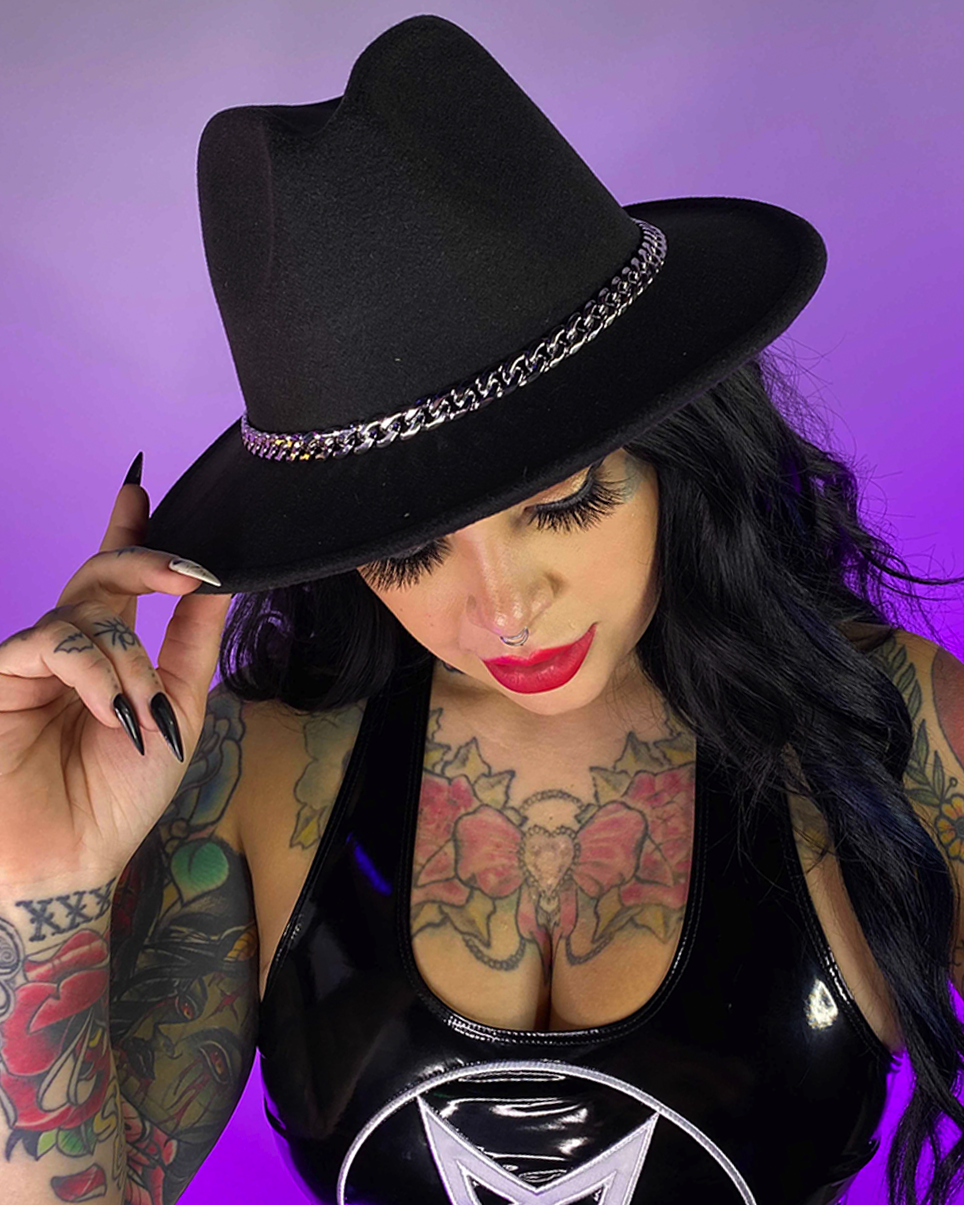 Wide Brim Fedora Hat