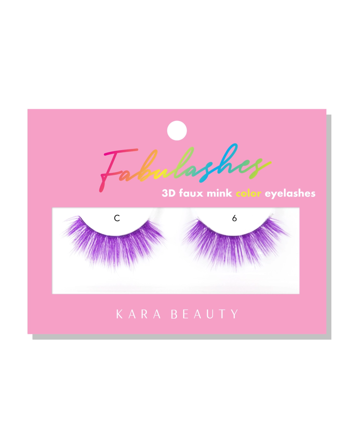 Purple Women's 3D Faux Mink Eyelashes