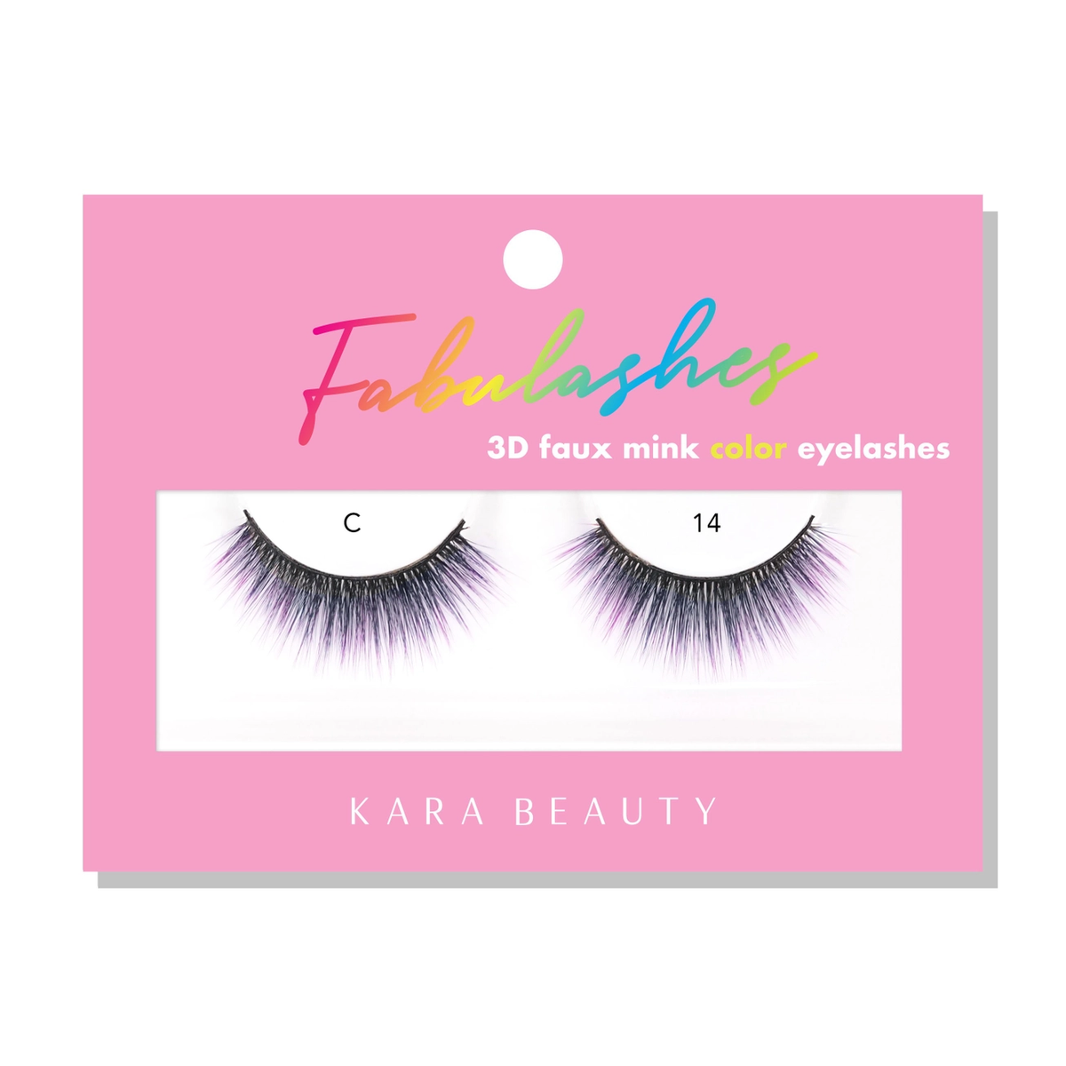 Purple Ombre Women's 3D Faux Mink Eyelashes